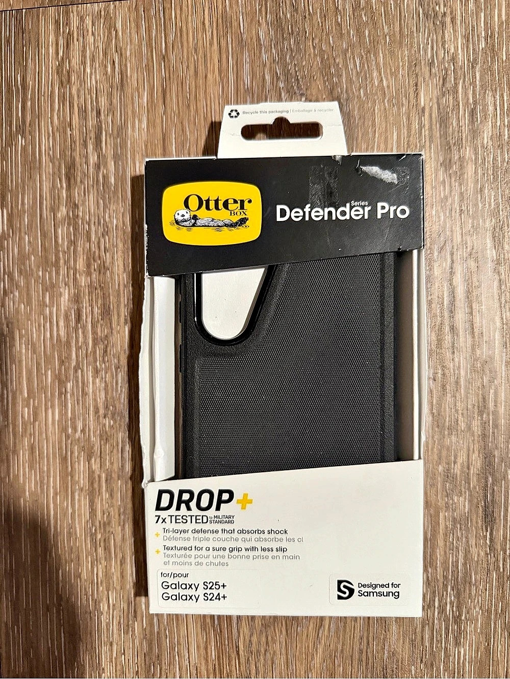 🖤 OtterBox Defender Pro Black Galaxy S25+ Phone Case NWT 🖤